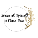 Seasonal Special! 10-class pass
